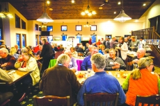 Supporters of the proposed new Mississippi Blufflands recreational trail gathered at Mt. Frontenac Golf Club Oct. 28 for the kickoff of master planning for the proposed trail between Red Wing and Lake City.