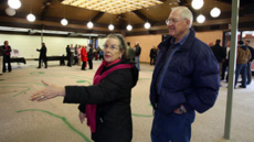 Karen and Grant Cooper, who have volunteered thousands of hours over the years at the Lake City Library, talk about where the Friends of the Library book store will be when an expansion is complete early next year. The groundbreaking was Thursday.